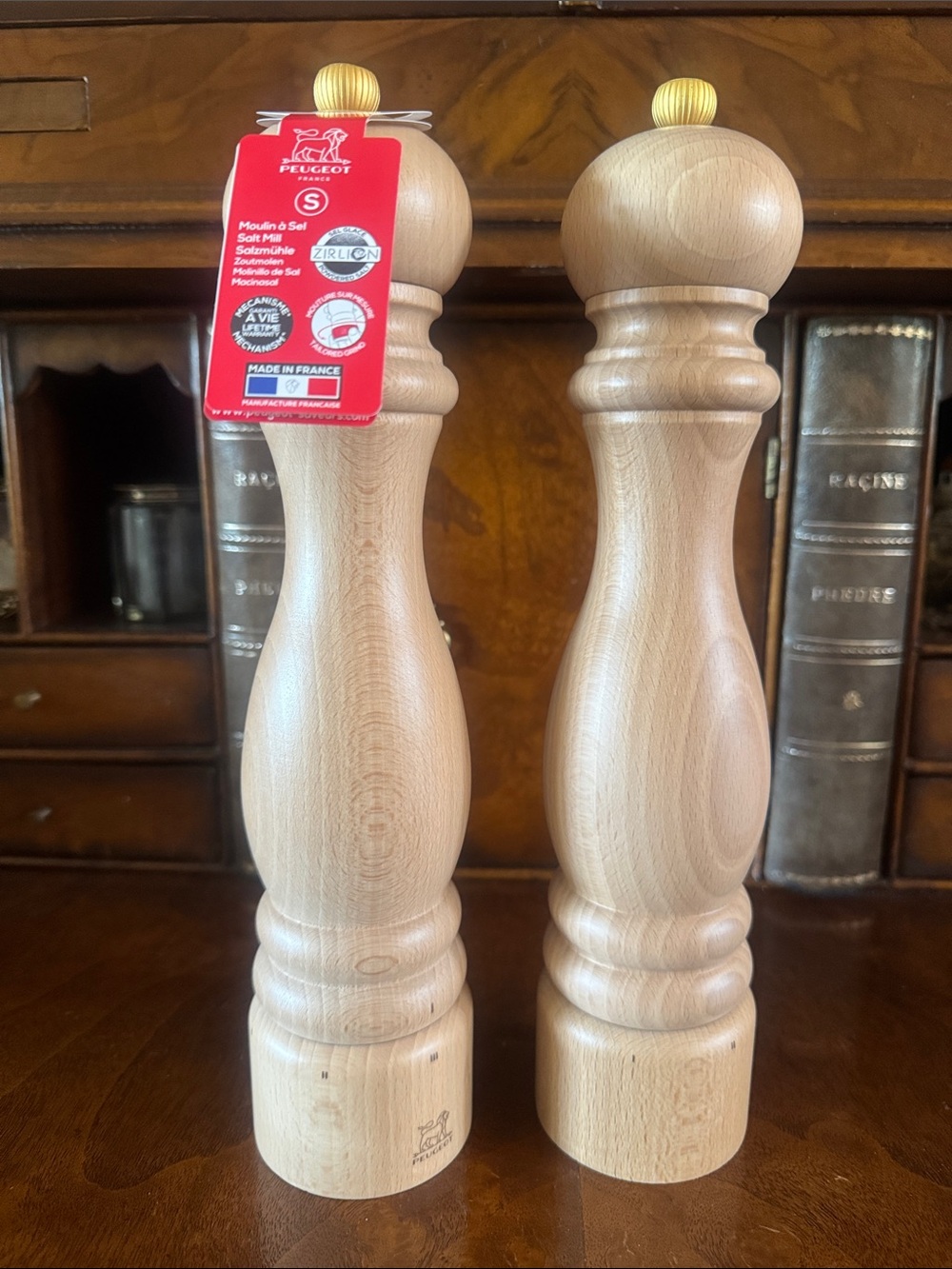 Peugeot Paris u'Select Natural Salt & Pepper Mills, 12" - NWT!